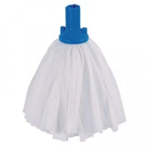 Image of Contico Blue Exel Big White Mop Head Pack of 10 102199BU