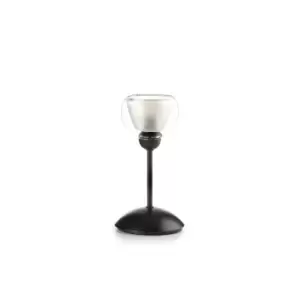 Image of Denver Table Lamp, Glass Shade