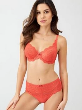 Image of Playtex Flower Lace Brief - Coral