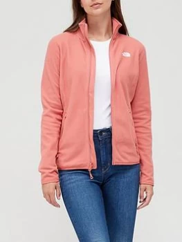 Image of The North Face 100 Glacier Full Zip Fleece - Rose