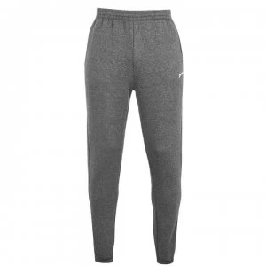 Image of Slazenger Cuffed Fleece Jogging Pants Mens - Charcoal Marl