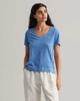 Image of GANT Sunfaded V-neck T-Shirt
