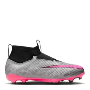 Image of Nike Mercurial Superfly Pro DF FG Junior Football Boots - Silver