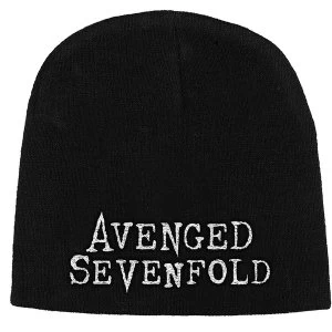 Image of Avenged Sevenfold - Logo Unisex Beanie Hat - Black