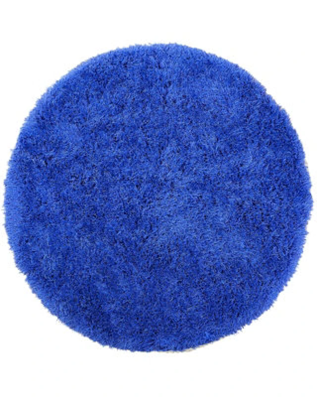 Image of Beliani Modern Shaggy Rug Cide Blue 140 Cm