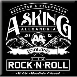 Image of Asking Alexandria - Rock n' Roll Fridge Magnet