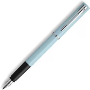 Image of Waterman Allure Baby Blue Pastel Lacquer Fountain Pen Fine Nib Blue In