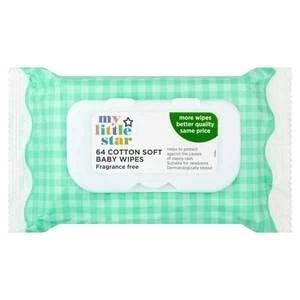 Image of My Little Star Fragrance Free Wipe x64