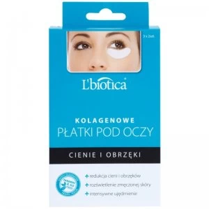 Image of L'biotica Masks Collagen Eye Mask to Treat Swelling and Dark Circles 3 x 2 pc