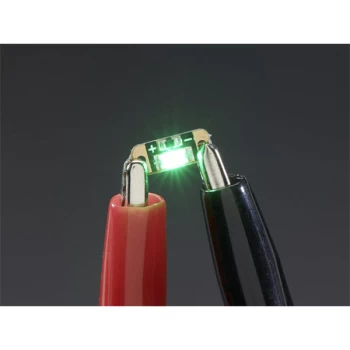 Image of Adafruit 1756 LED Sequins for Wearables Emerald Green - Pack of 5