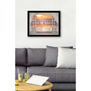 Image of SC1057 Multicolor Decorative Framed MDF Painting