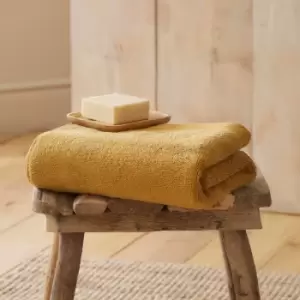 Image of Drift Home - Abode Eco-Friendly Cotton Rich 600gsm Bath Towel, Ochre