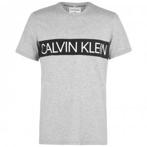 Image of Calvin Klein Block T Shirt - Grey080