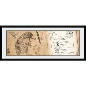 Image of Fantastic Beasts Niffler Framed Collector Print