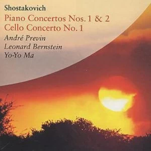 Image of Piano Concertos Nos 1&2 by Dmitri Shostakovich CD Album