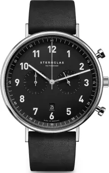 Image of Sternglas Watch Chrono - Black