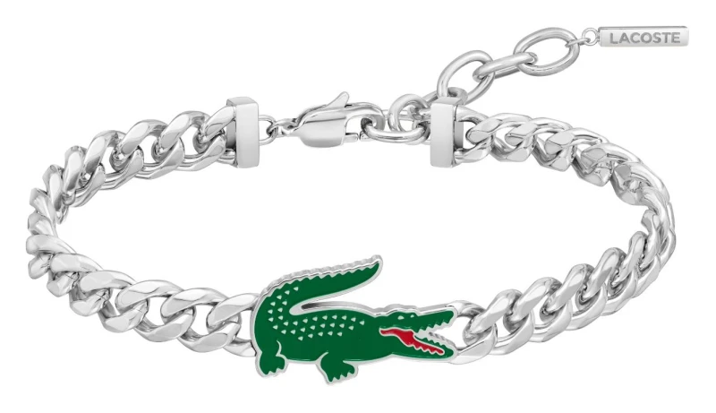 Image of Lacoste 2040226 ARTHOR Stainless Steel Link Bracelet With Jewellery