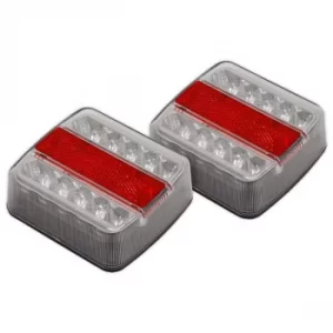 Image of Sealey TB18LED Lighting Cluster Rear Square LED 12V
