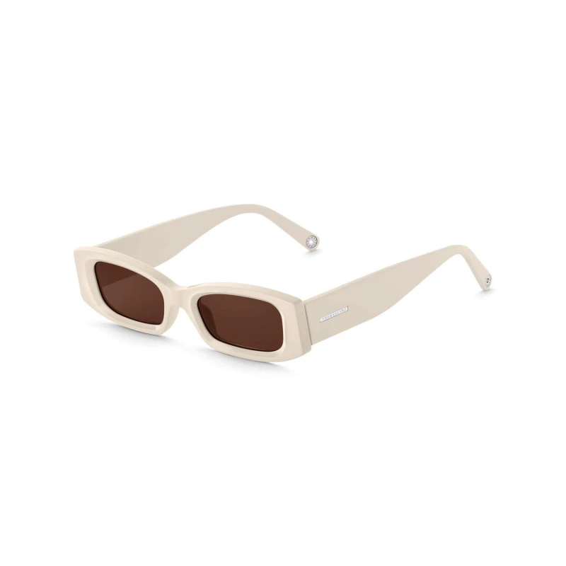 Image of Thomas Sabo Kim Slim Rectangular Sunglasses Beige female One Size