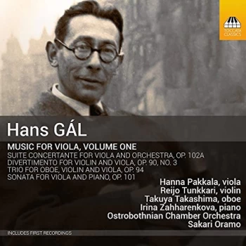 Image of Hanna Pakkala - Hans G&aacute;l: Music for Viola CD