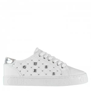 Image of Guess Gladiss Trainers - White