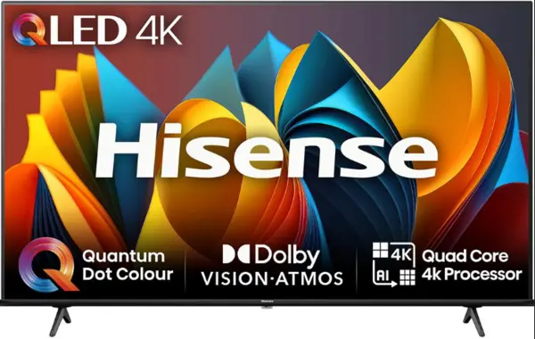 Image of Hisense 65" 65E7NQTUK Smart 4K Ultra HD QLED TV