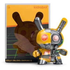 Image of Kidrobot Dairobo-B Mecha Half Ray by Dolly Oblong 5" Dunny Figure