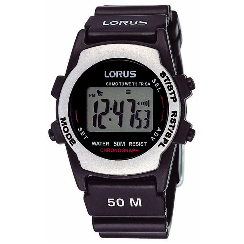 Image of Lorus Lorus Digital Multi-Function Watch - Black One Size