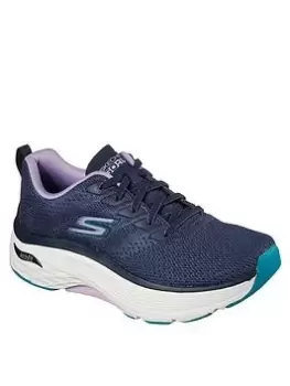 Image of Skechers Max Cushioning Arch Fit Trainers, Navy, Size 8, Women