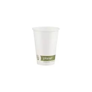 Image of Planet 7oz Single Wall Plastic-Free Paper Hot Cup Pack of 50 PFHCSW07