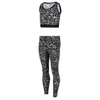 Image of Regatta Atkin Legging Set - Blk/WhtAniml