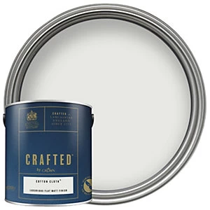 Image of Crafted by Crown - Cotton Cloth - Flat Matt Emulsion 2.5L