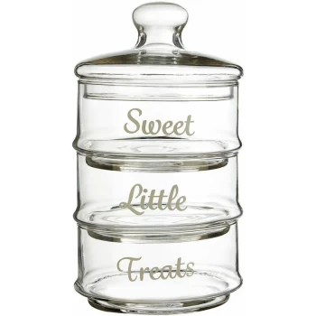 Image of Stackable 3pc Storage Jar - Premier Housewares