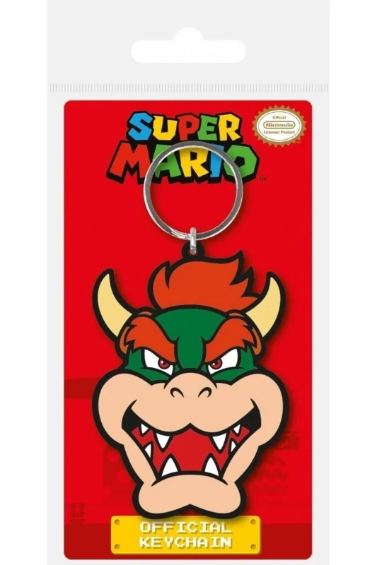 Image of Super Mario Bowser Keyring Multicolor Unisex One Size