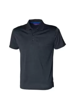 Image of CoolTouch Textured Stripe Polo Shirt