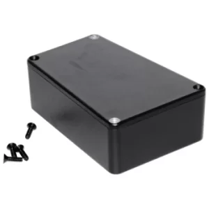 Image of Hammond 1590TRPBBK Stomp Box Diecast Enclosure Trapezoid 112 x 61/...