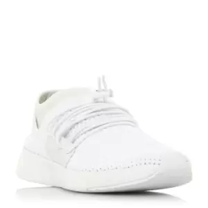 Image of Fitflop Airmesh Lace Up Trainers - White