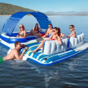 Image of Bestway Hydro-Force Floating Island Tropical Breeze 13x9ft