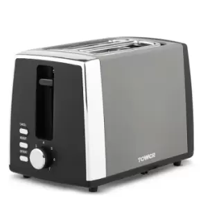 Image of Tower Ash T20072GRYBF 2 Slice Toaster
