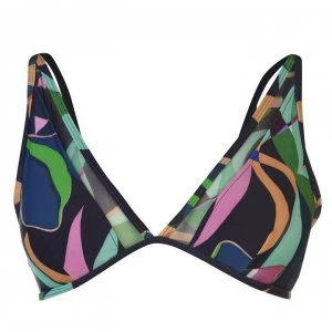 Image of Ted Baker Ted Super V Neck Bikini Top Womens - NAVY