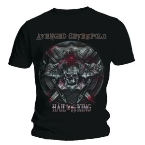 Image of Avenged Sevenfold - Battle Armour Unisex XX-Large T-Shirt - Black