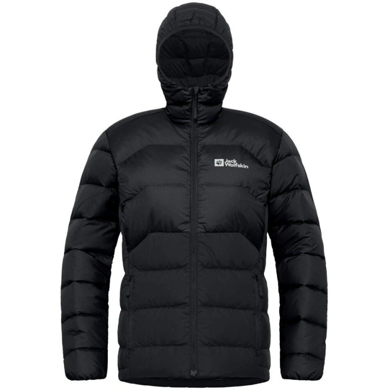 Image of Jack Wolfskin Womens JW Ather Water Resistant Windproof Down Jacket Black female 10 (S)