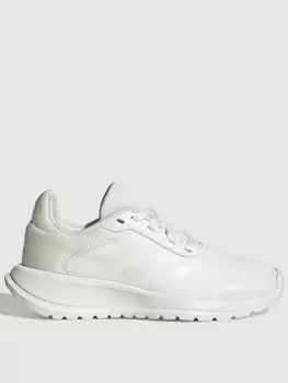 Image of adidas Kids Tensaur Run 2.0, Triple White, Size 11