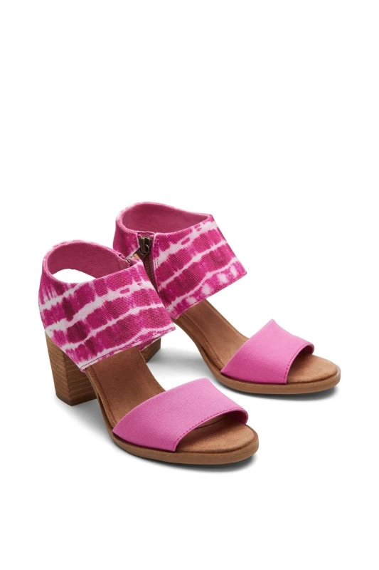 Image of TOMS Womens Majorca Cutout Sandal in Pink Size: 7 Pink Female 7