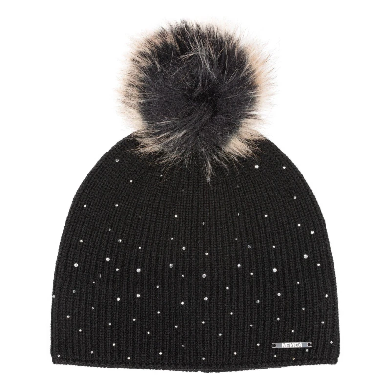 Image of Nevica Diamond Beanie Womens - Black Ladies