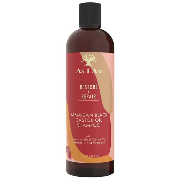 Image of As I Am Restore & Repair Jamaican Black Castor Oil Shampoo