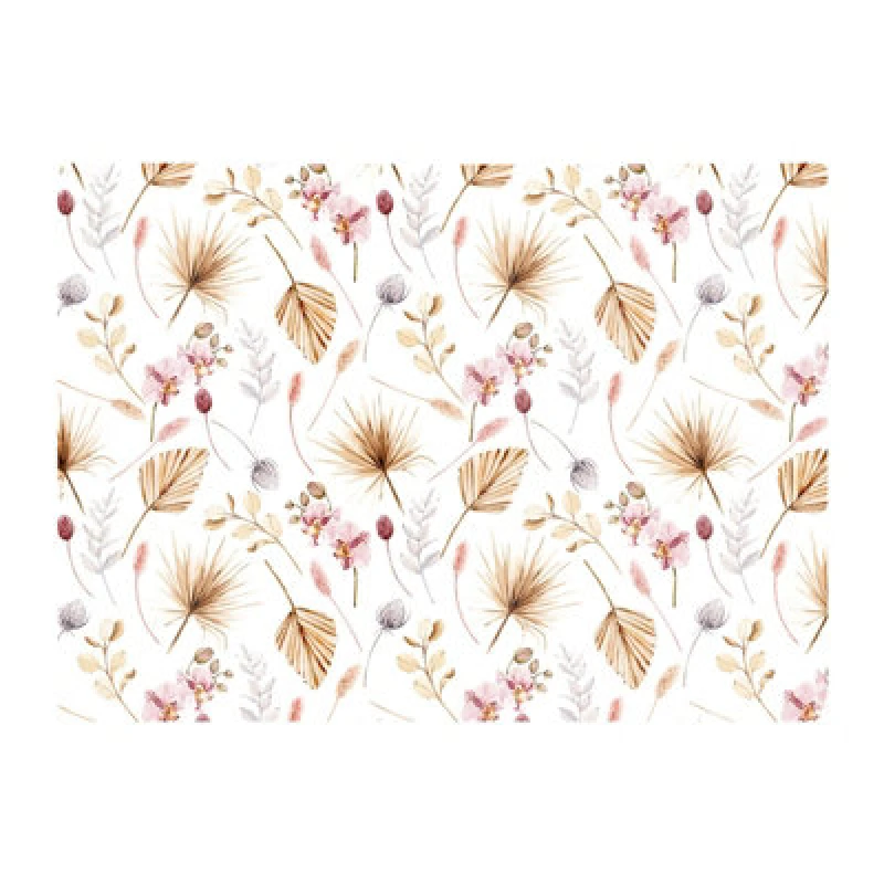 Image of Warren Reed Designer Watercolour Orchids Glass Chopping Board