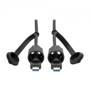 Image of Tripp Lite USB-A Male to USB-A Male Cable SuperSpeed 3.0/3.1 Industrial IP67 Shielded 3.05 m