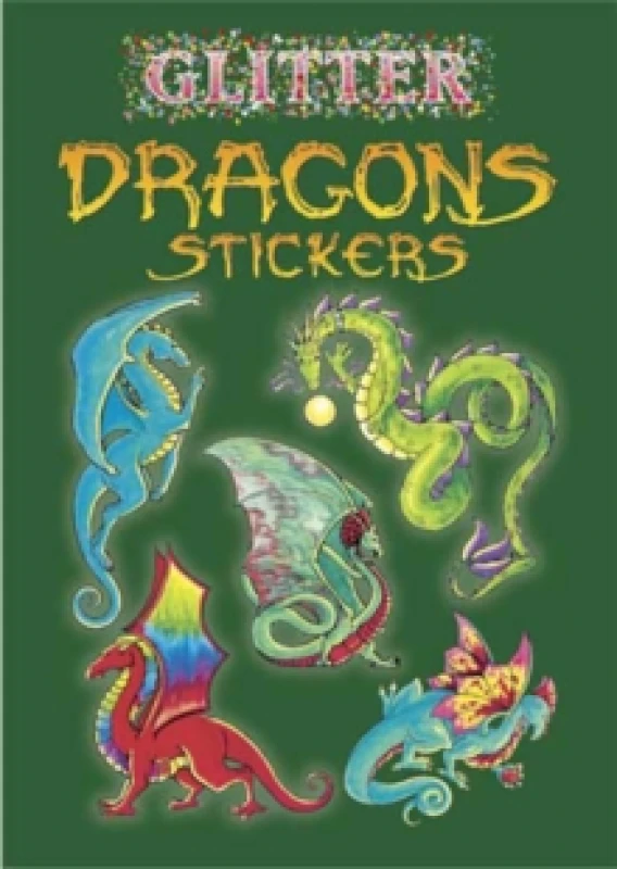 Image of Christy Shaffer Glitter Dragons Stickers Book Multi unisex