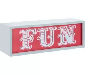 Image of PREMIER KIDS Fun LED Light Box Lamp - Red & White